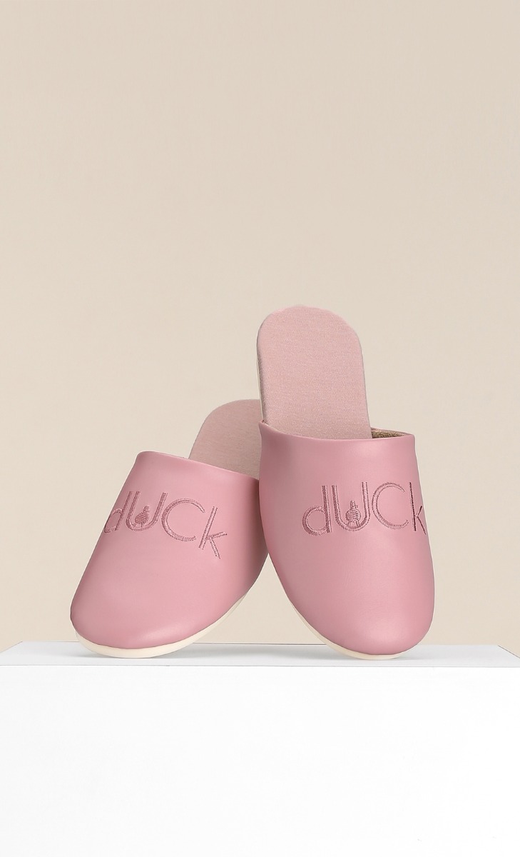 Home Slippers in Blush | FashionValet