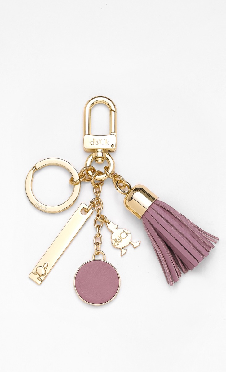 Silhouette Tassel Keychain in Candy | FashionValet