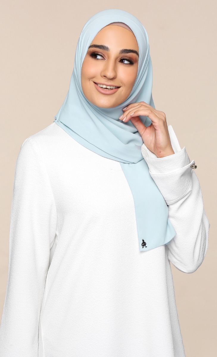 Frappe Shawl with Nanotechnology in Ice Cool | FashionValet