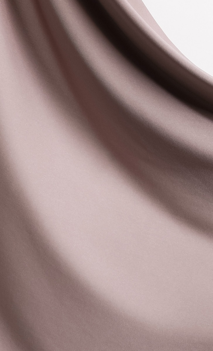 Matte Satin Silk Scarf With Nanotechnology In Brown To Earth Fashionvalet 