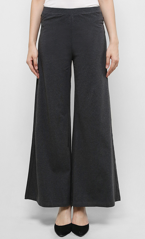 Palazzo Pants in Grey | FashionValet