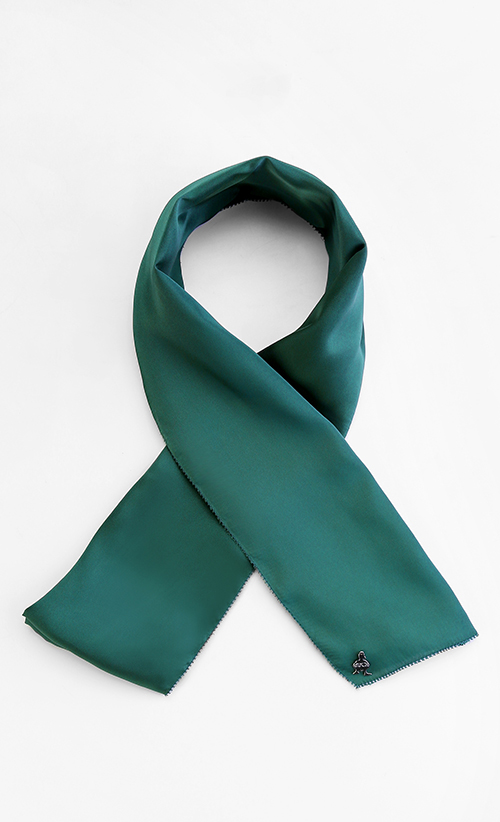 Satin Silk Scarf In Tealicious Fashionvalet 