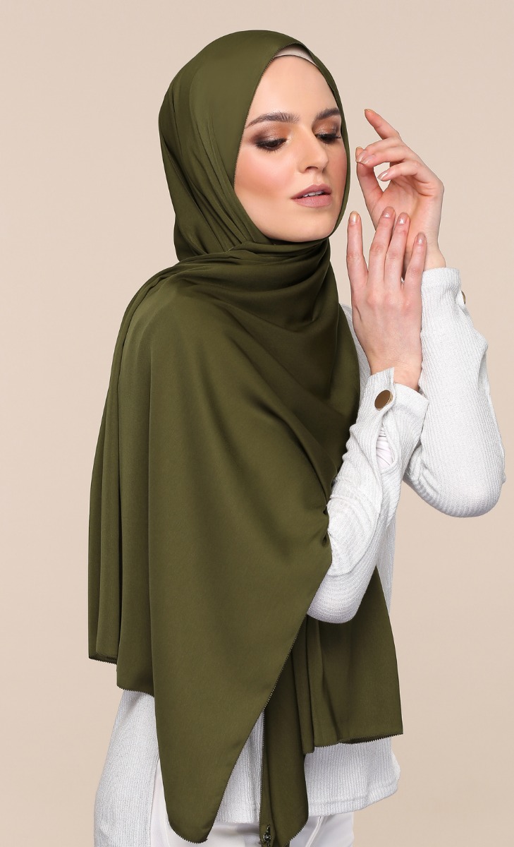 satin silk hijab