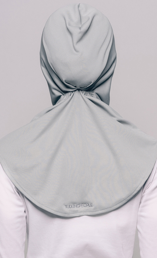 Najwaa Sport Fit Hijab in Grey FashionValet