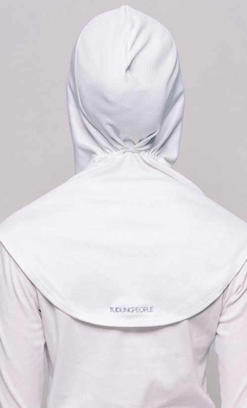 Najwaa Sport Fit Hijab in White | FashionValet