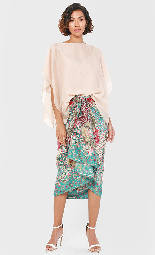 batik pareo skirt