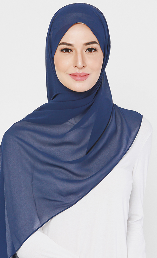 blue shawl