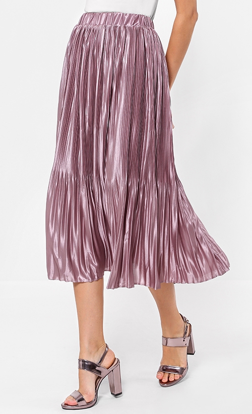 purple maxi skirt