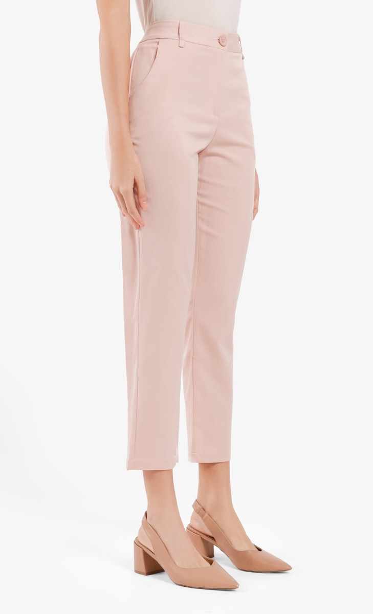 Ankle Pants In Pink | FashionValet