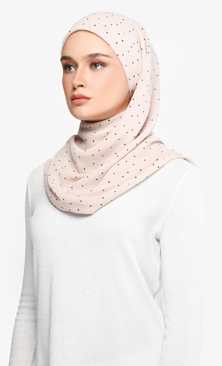  Bali  Chiffon Square Hijab in Blush FashionValet