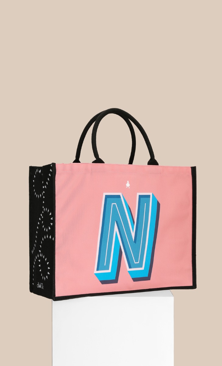 The Alphabet Shopping Bag N Fashionvalet